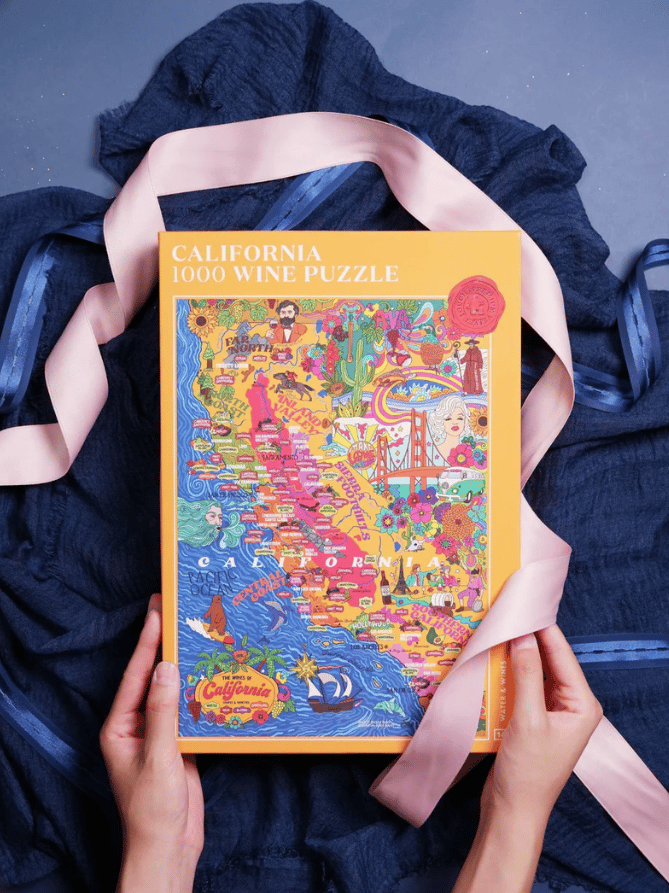 Water and Wines California Wine Puzzle | 68travel